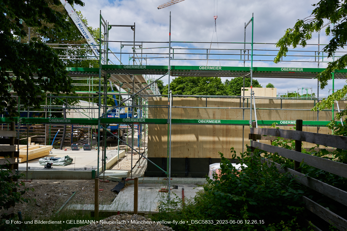 06.06.2023 - Neue Wände für das Haus für Kinder in Neuperlach in München